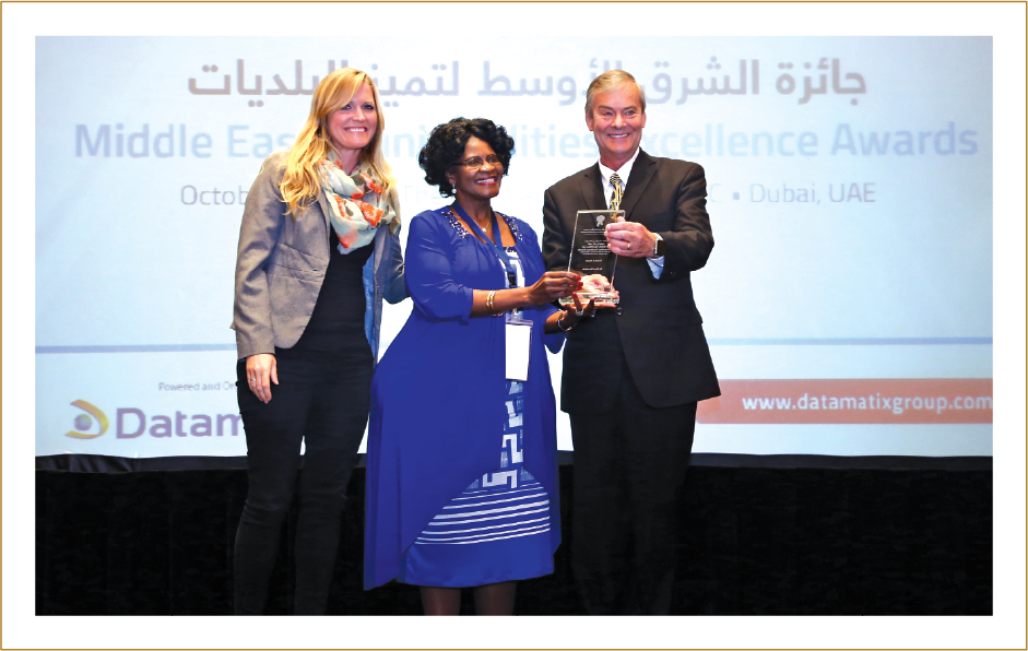 Government excellence award presentation